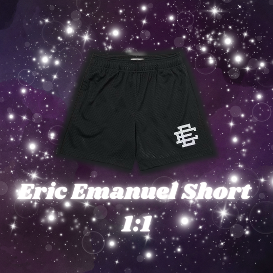 (Shipped)Eric Emanuel Shorts Black.